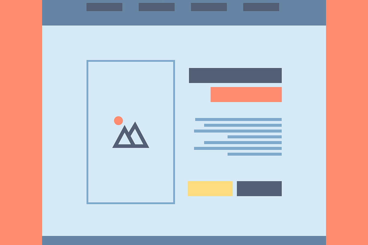 Creative Wireframe Landing Page, a Landing Page Template by ContestDesign (Photo 3 of 6)