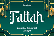 Fattah, a Serif Font by HATFSTUDIO (Thumbnail 1 of 8)