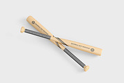 Baseball Bat Mockup Set, an Advertising Mockup by tiyasprabawa (Thumbnail 4 of 5)