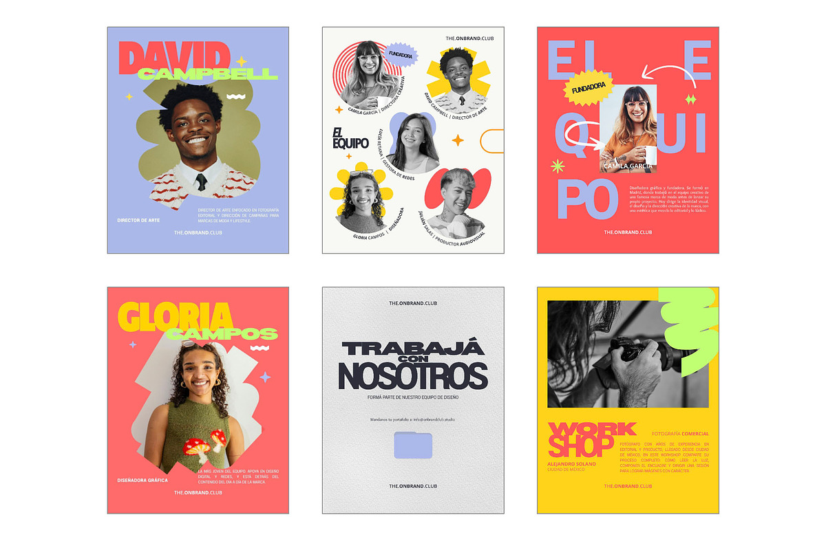 The Team, a Social Media Template by The On Brand Club (Photo 1 of 3)