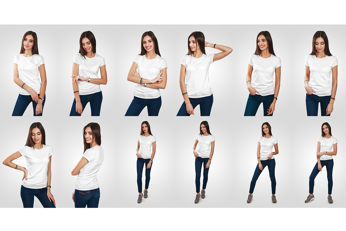 Female T-Shirt Mockups Vol 3. Part 2, a Shirt Mockup by Hi, Mock-Up! (Photo 10 of 10)
