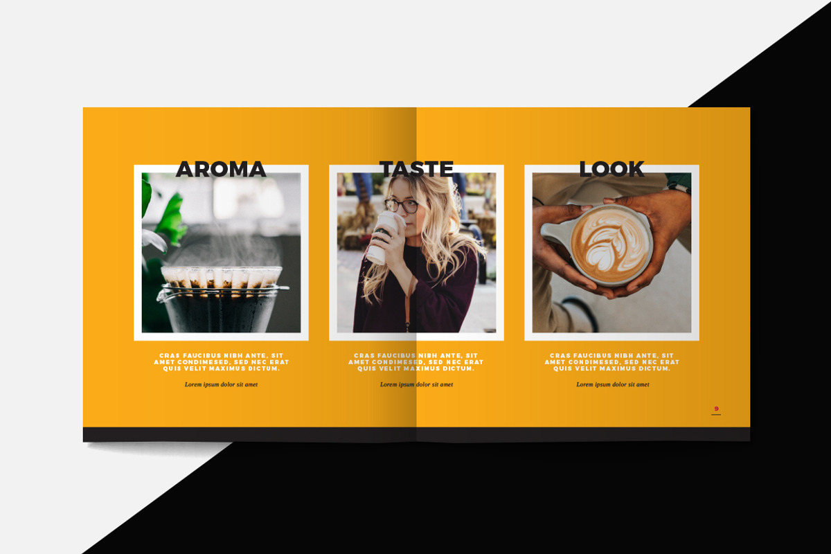 Square Portfolio Brochure Template, a Brochure Template by RWstudio (Photo 4 of 7)