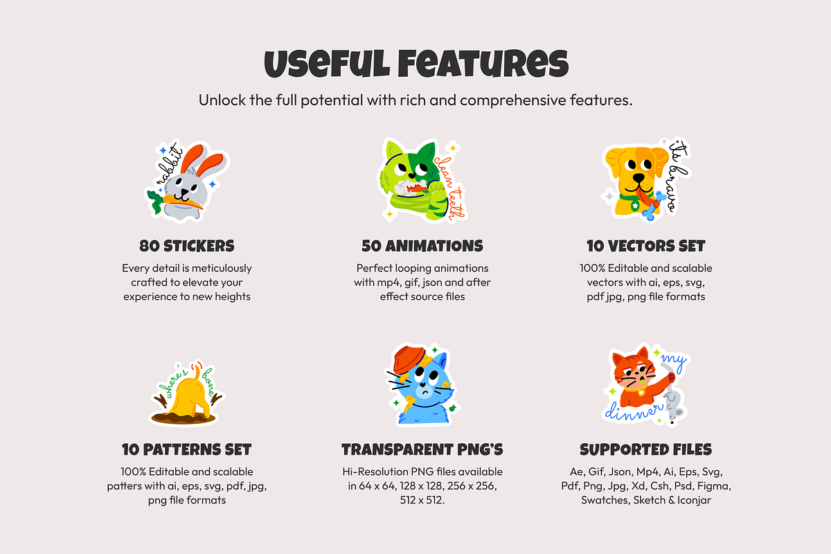 Pet Designs Packs, an Emoji Icon by Prosymbols (Photo 2 of 13)