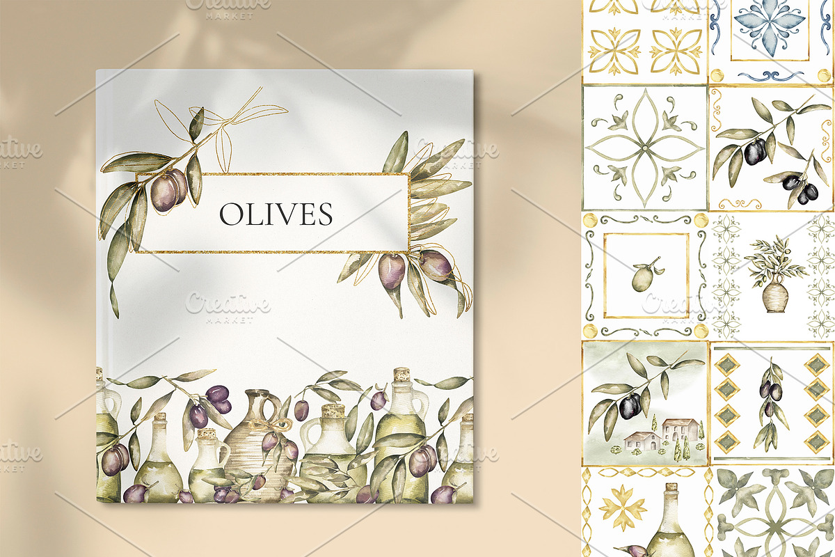 Watercolor Olives collection, a Graphic by MayaNavits (Photo 24 of 25)