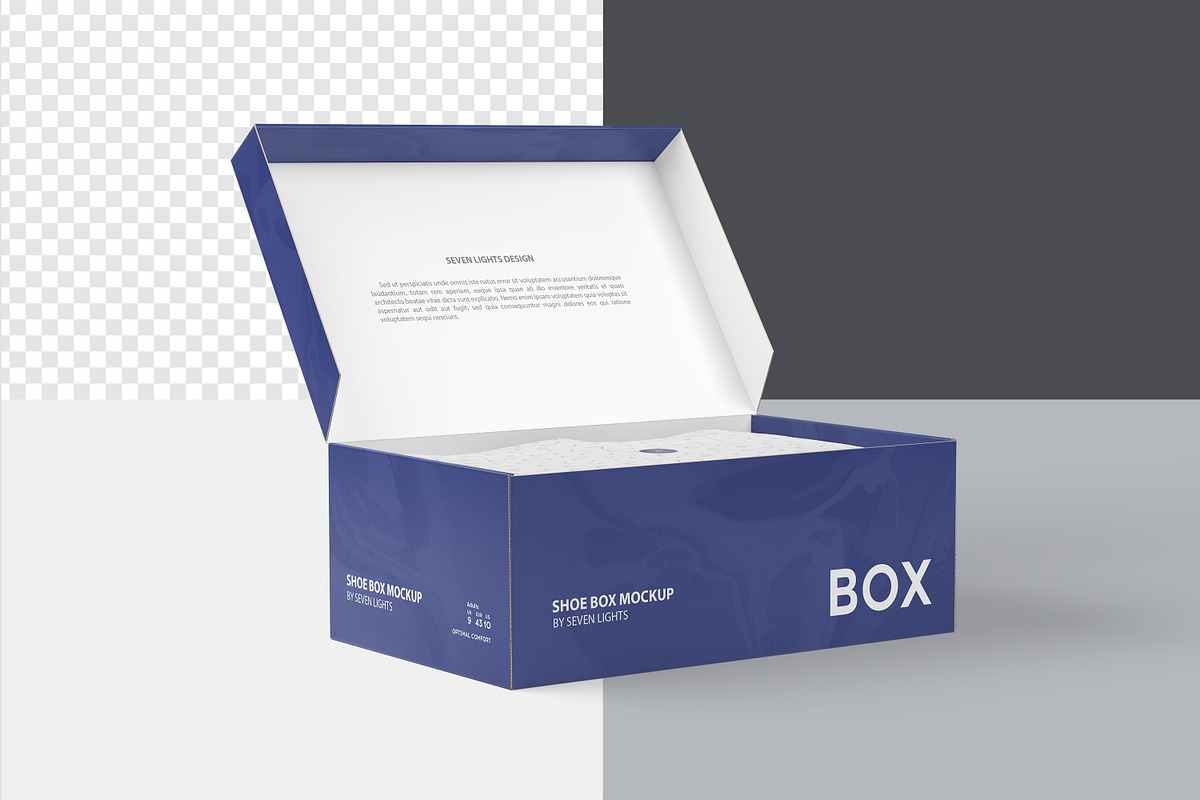 Shoe box Mockup, a Packaging Mockup by Seven Lights (Photo 10 of 10)