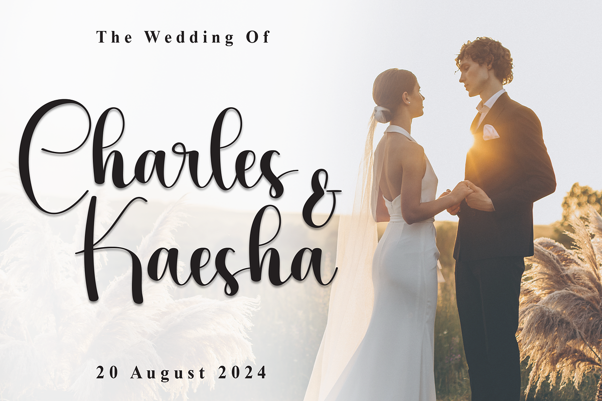 Wedding Christmas | Script Font, a Handwritten Font by Scratchones (Photo 2 of 9)