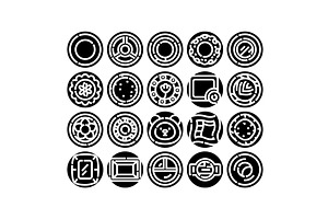 Manhole covers collection street, an Illustration by pikepicture