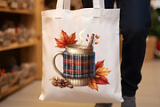 Watercolor Plaid Autumn Clipart, an Illustration by Rose Art (Thumbnail 6 of 7)