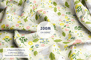Forest and Garden Seamless Patterns, a Pattern Graphic by DrawStudio1988 (Thumbnail 9 of 11)
