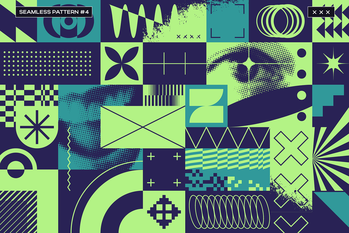 Brutalist Blocks Vector Pack, a Decorative Illustration by Vecster (Photo 11 of 16)