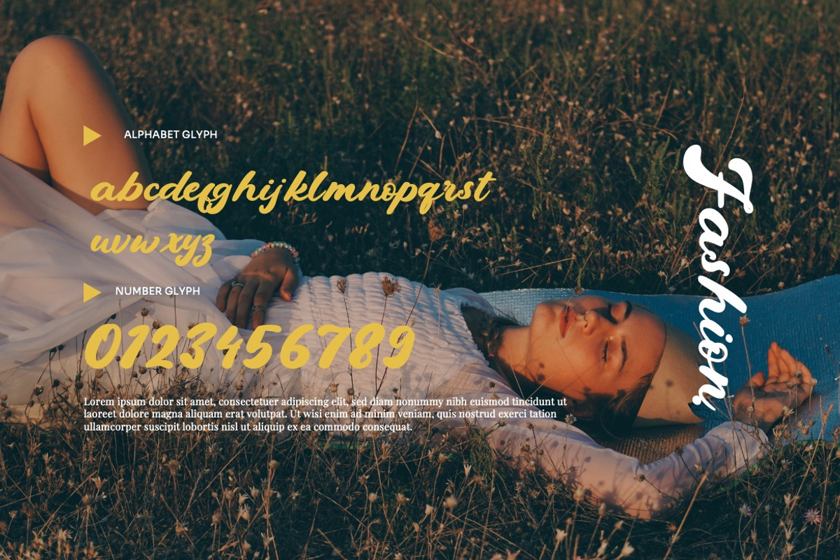 Etthany - Retro Script Font, a Script Font by Dhabee (Photo 3 of 15)