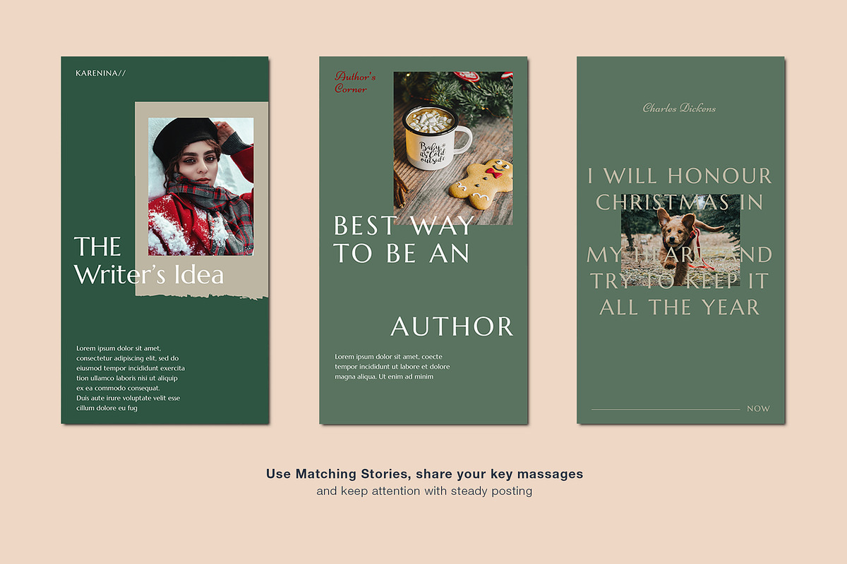 Christmas Instagram | PS Canva, a Social Media Template by BlancaLab Studio (Photo 3 of 9)