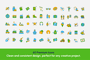 Premium 60 Icons Set - 100% Editable, a Duotone Icon by AgtoNugroho (Thumbnail 2 of 5)