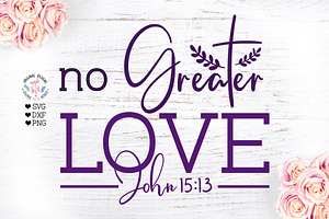 Bible Verse - No Greater Love