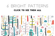 Friendly Forest | Pattens&Graphics, a Pattern Graphic by Daria Miazhevich (Thumbnail 3 of 6)