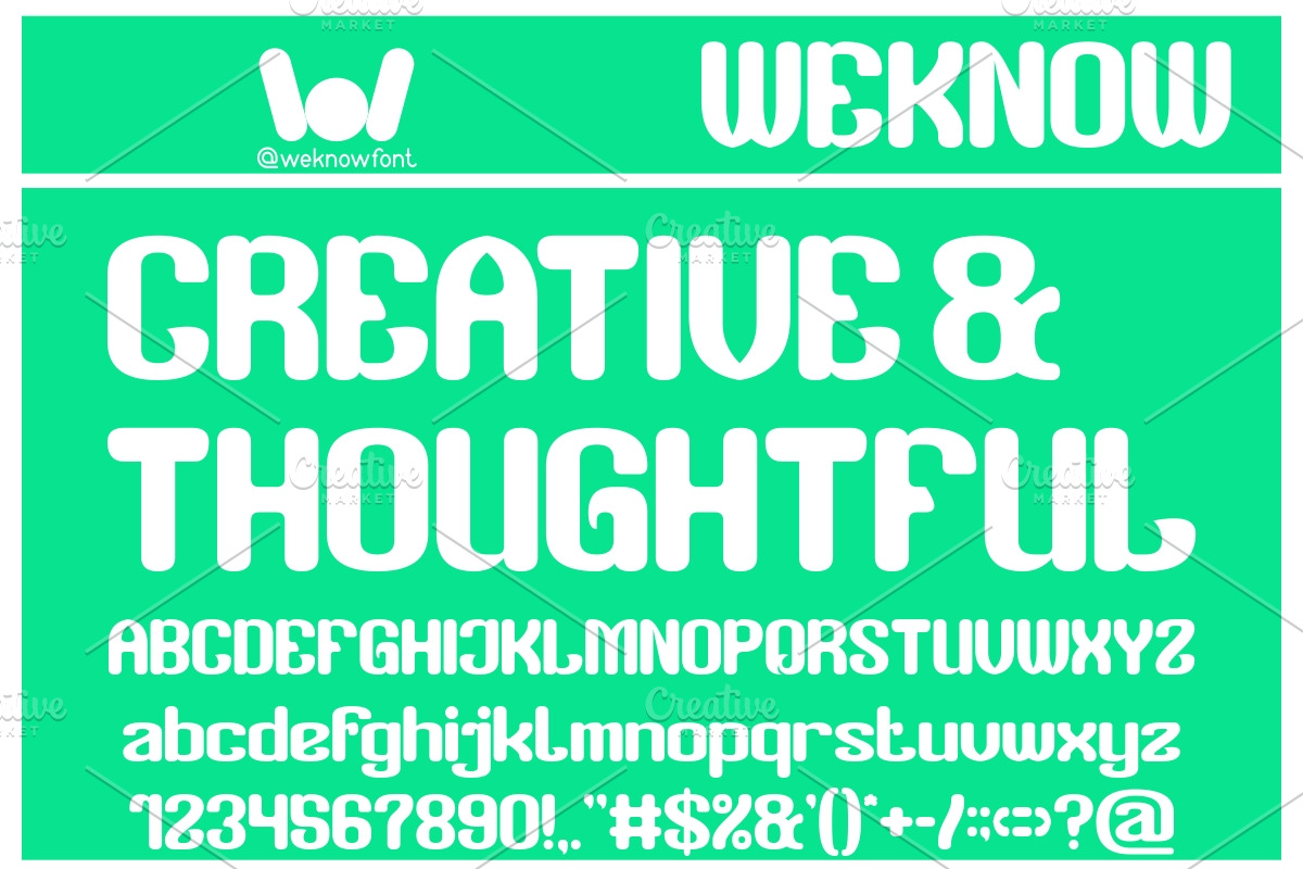 Thinker Mind font, a Font by weknow (Photo 4 of 8)