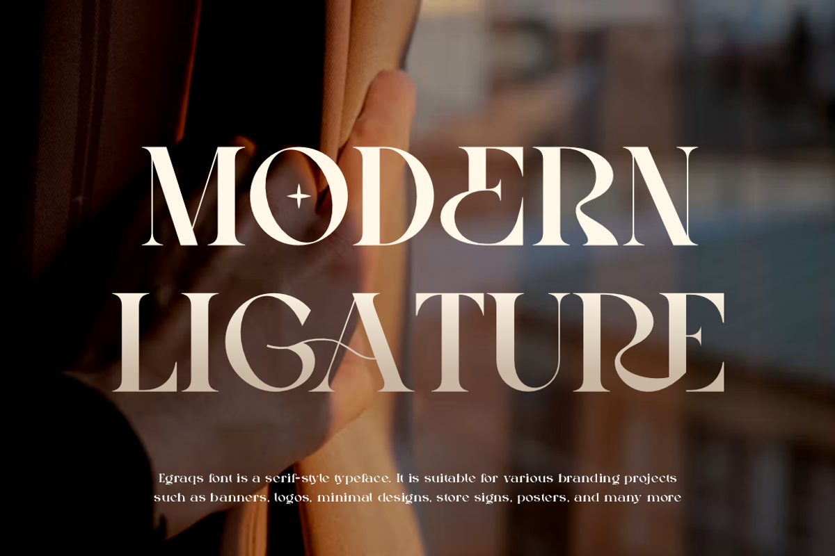 Egraqs - Luxury Serif Font, a Serif Font by QR Design Studio (Photo 3 of 15)