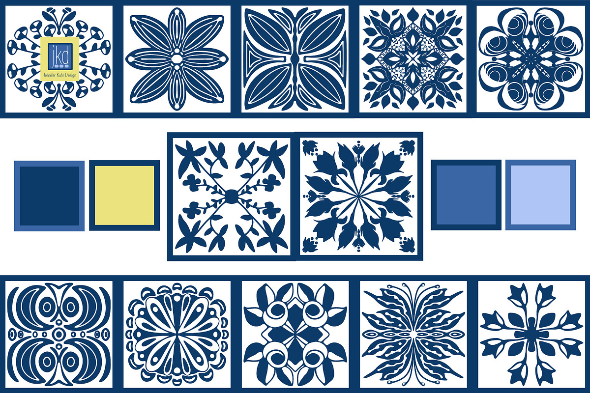 Portugues Inspired Tiles, an Object Graphic by JKD by JenniferKuhrDesign (Photo 4 of 9)