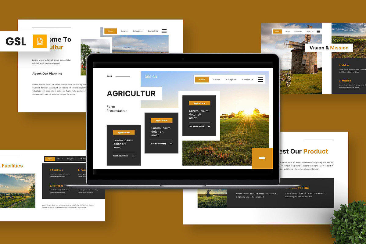Agricultur - Farm Google Slide