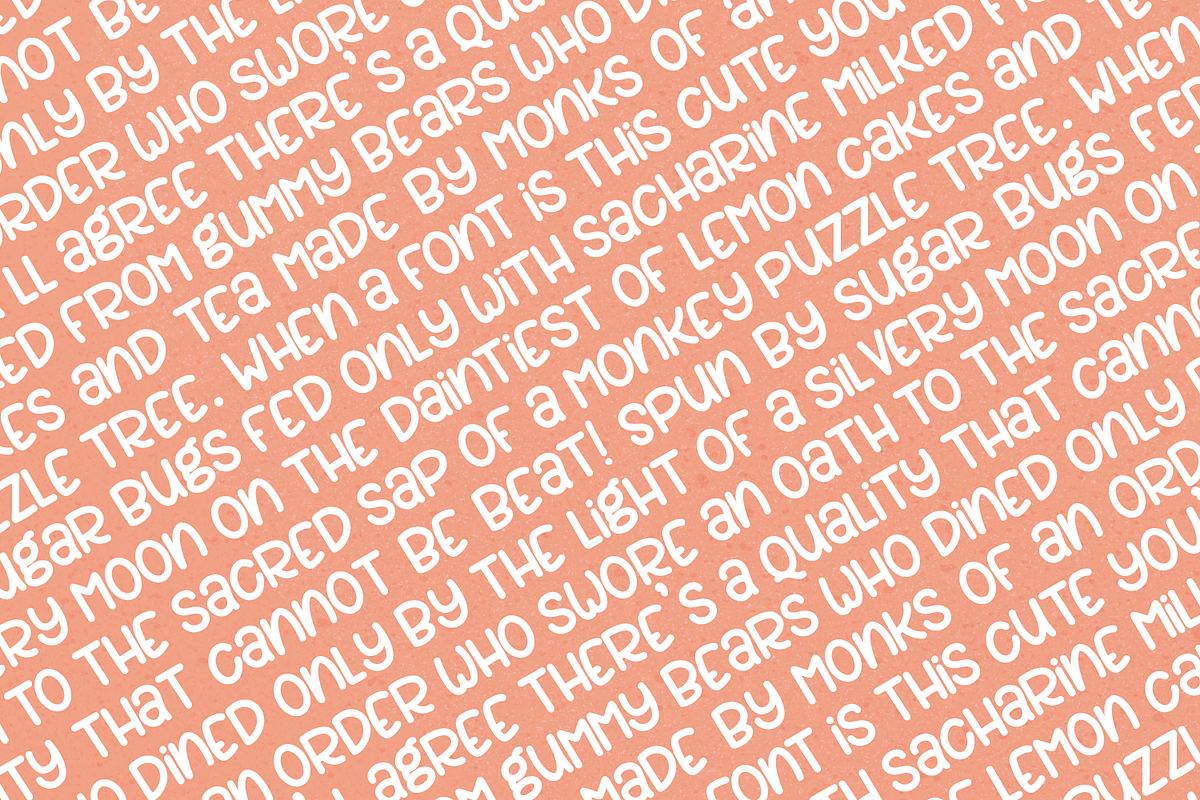 Gingerbite - a cute and quirky font!, a Font by Amber Nest Design (Photo 7 of 8)