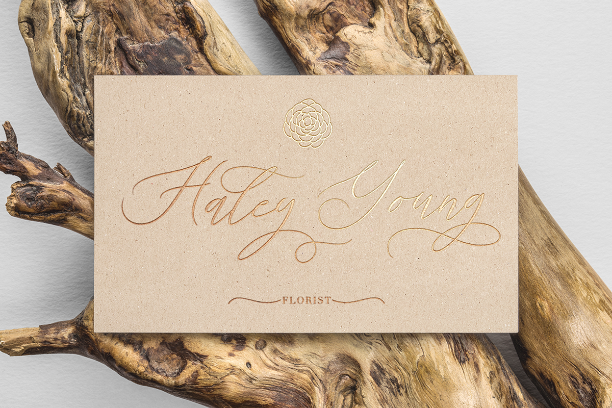 Beauty Flowers, a Script Font by Larin Type Co. (Photo 9 of 13)