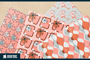 Pink 1950s vintage wallpaper designs, a Pattern Graphic by Roofdog Design (Thumbnail 5 of 5)