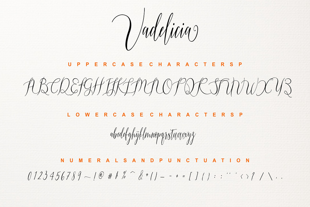 Vadelicia Script preview 6