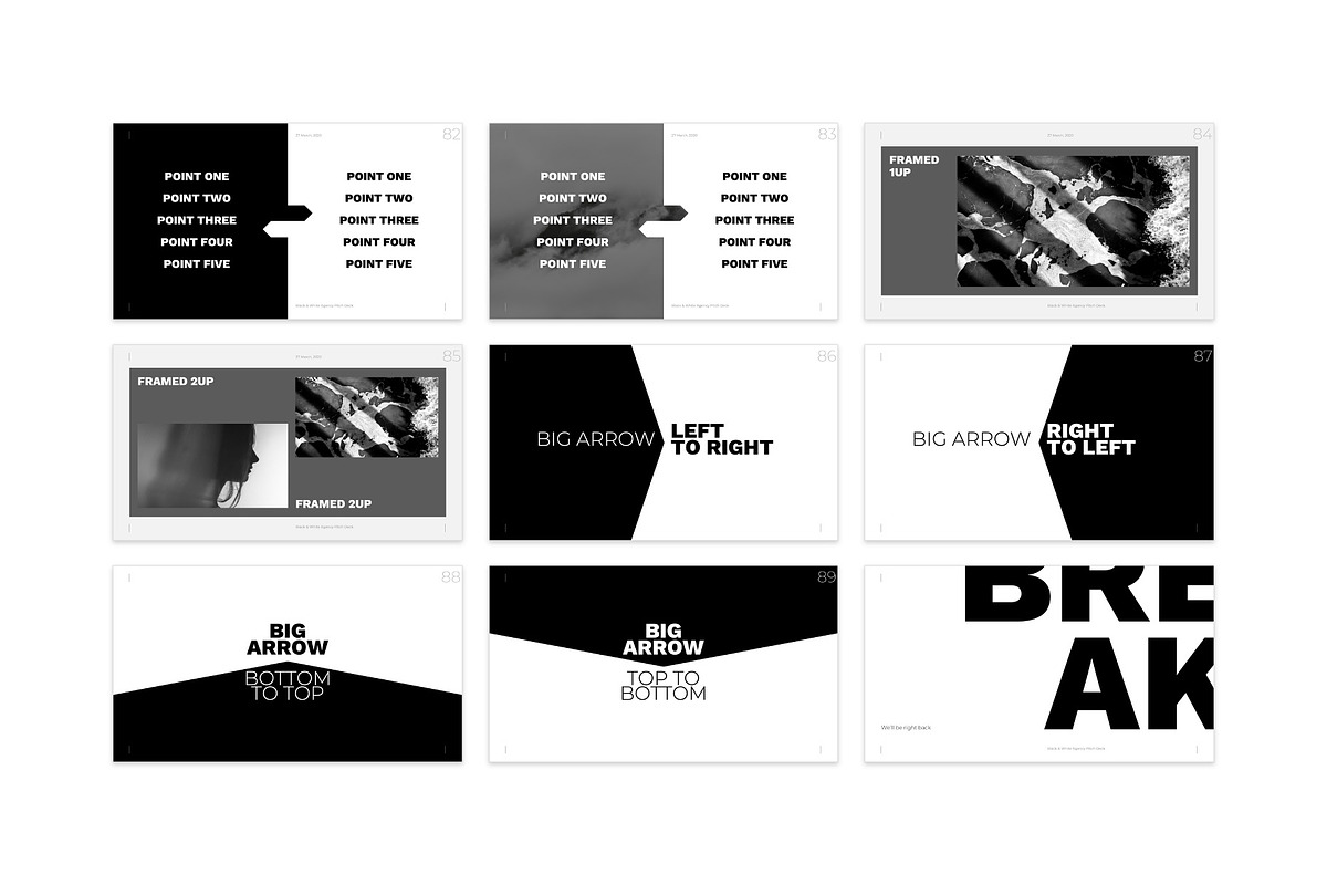 Striking B&W Pitch Deck Template, a Presentation Template by PresentationDesignStudio (Photo 12 of 15)