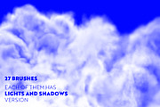 Heavy smoke Photoshop brushes, a Brush Add-On by OOS Design (Thumbnail 2 of 6)