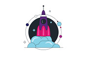 Line space icon set and pattern, an Outline Icon by narinadraban (Thumbnail 6 of 6)