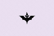 Bat Witch Icon, a Seasonal Illustration by Vectorium Studio (Thumbnail 3 of 3)