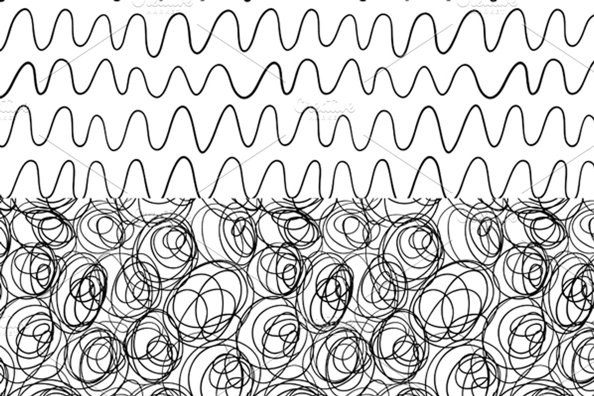 Scribble patterns, a Pattern Graphic by Stolenpencil (Photo 4 of 5)