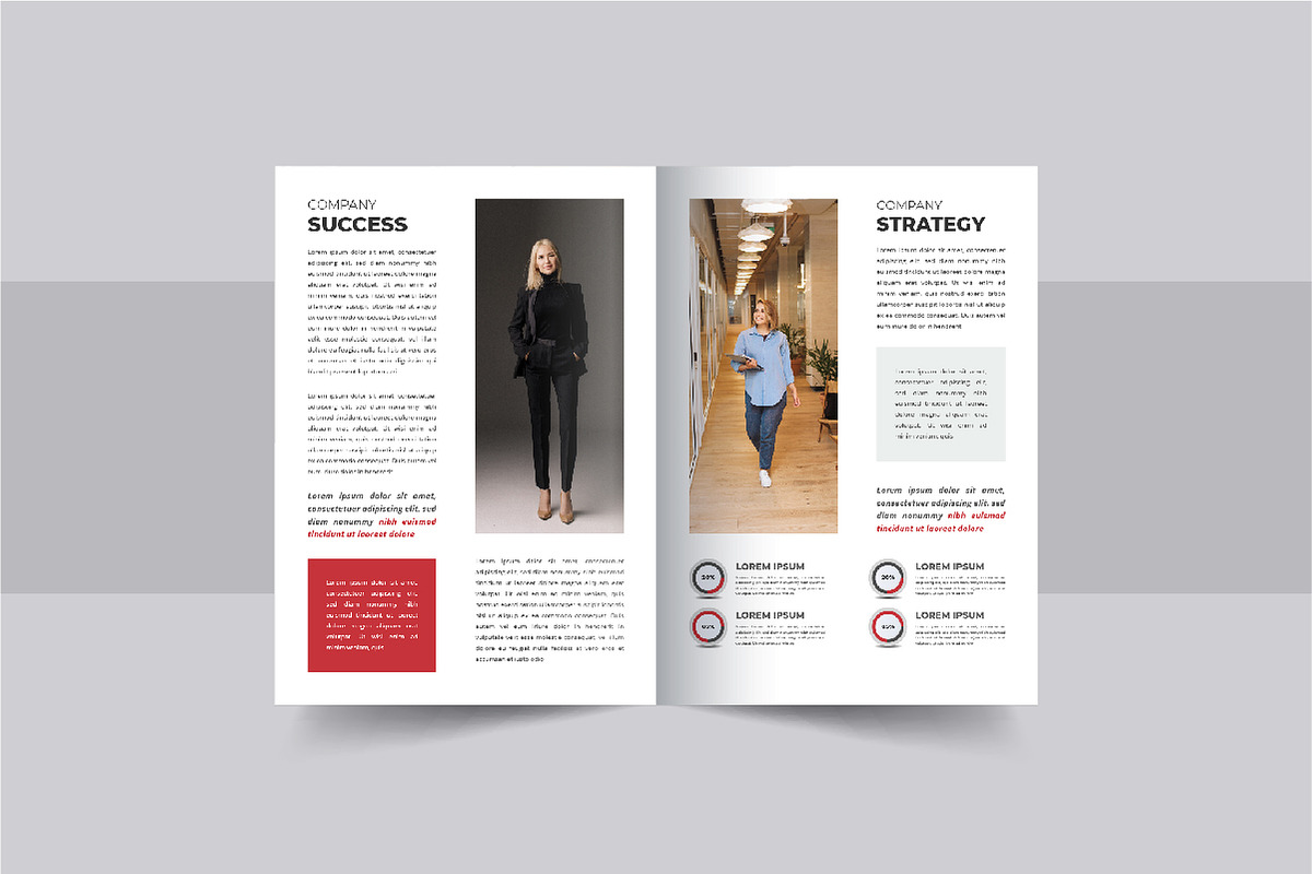 Company white paper design template