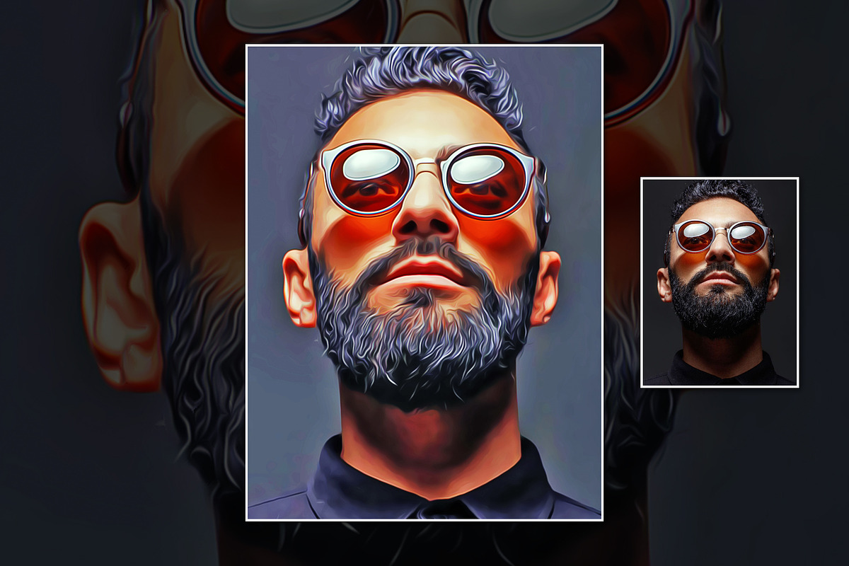 Realistic Oil Painting, an Action Add-On by U_Design (Photo 4 of 11)