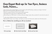 Bundle Flyer Business Card Mock-up, a Print Template by Giallo (Thumbnail 8 of 21)