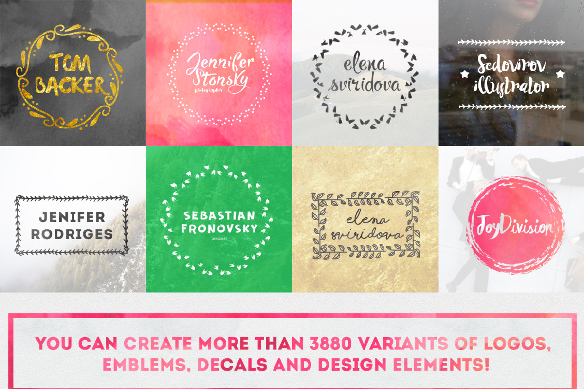 Logo Creator kit, a Branding & Logo Template by KULISTOV (Photo 2 of 2)