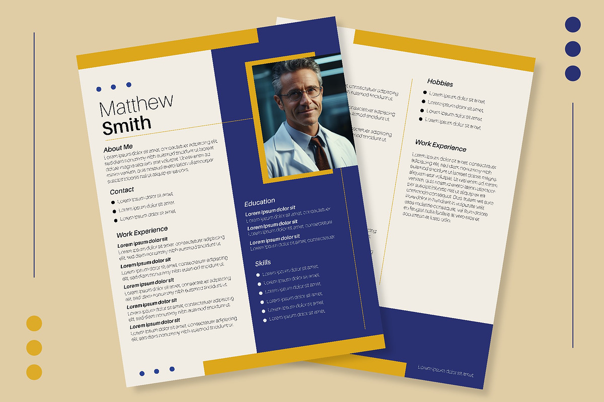 Professional Resume Business CV, a Templates & Theme by studiogstock (Photo 1 of 4)