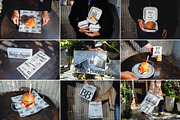 Burger & Cafe Packaging Mockups, a Packaging Mockup by Vitora Mockup (Thumbnail 1 of 11)