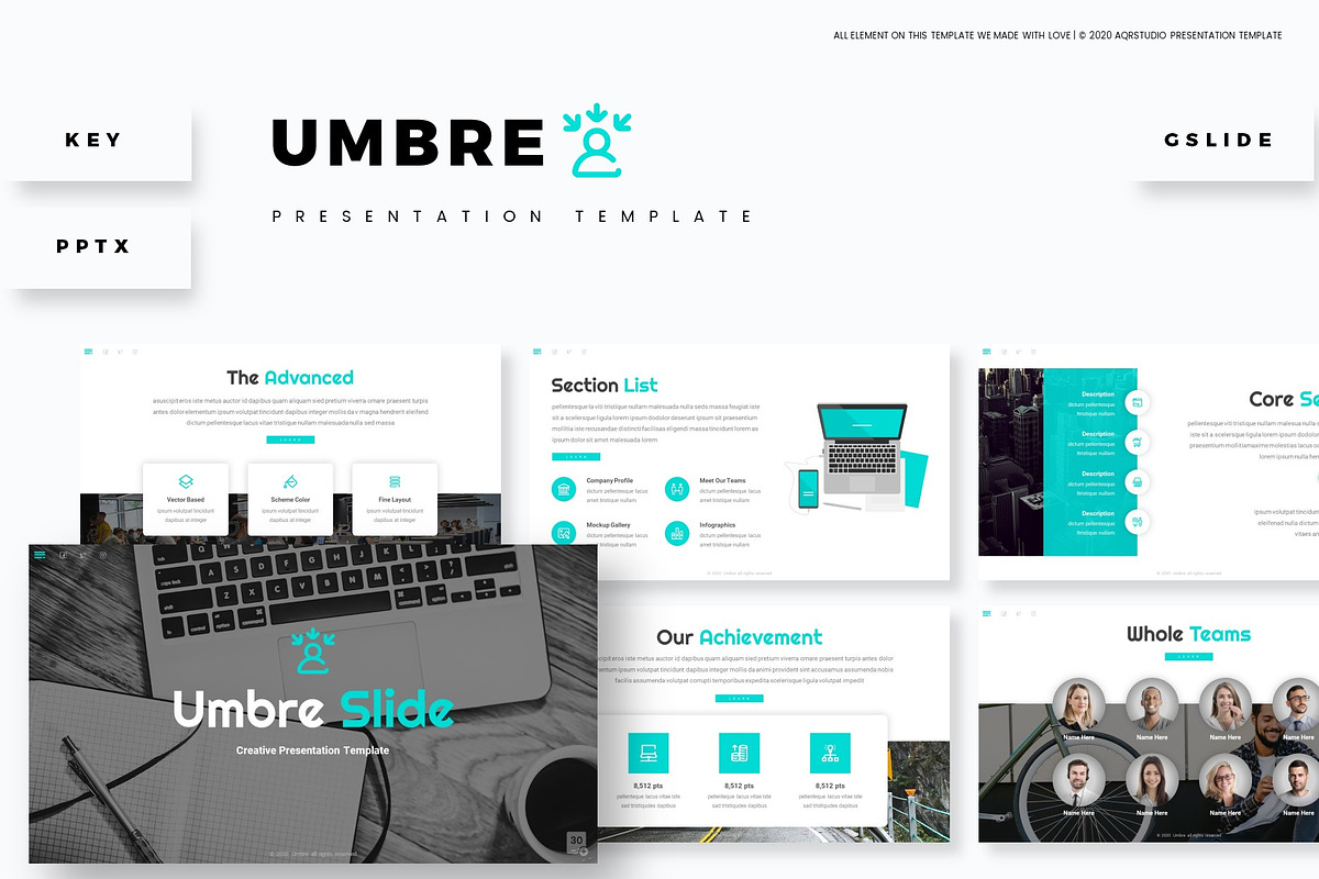 Umbre - Presentation Template, a Presentation Template by AQR Studio