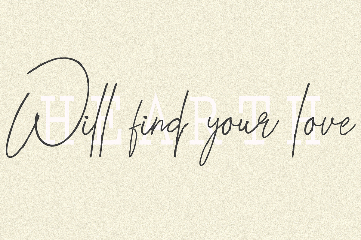 Whitley - Signature Typeface preview 4