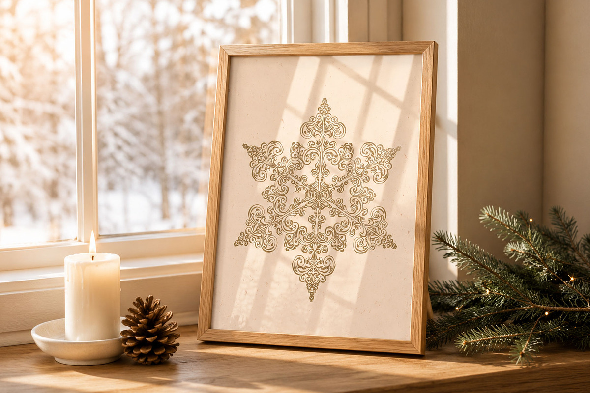 50 Dark Christmas Poster Templates, an Object Graphic by KetteCreate (Photo 13 of 15)
