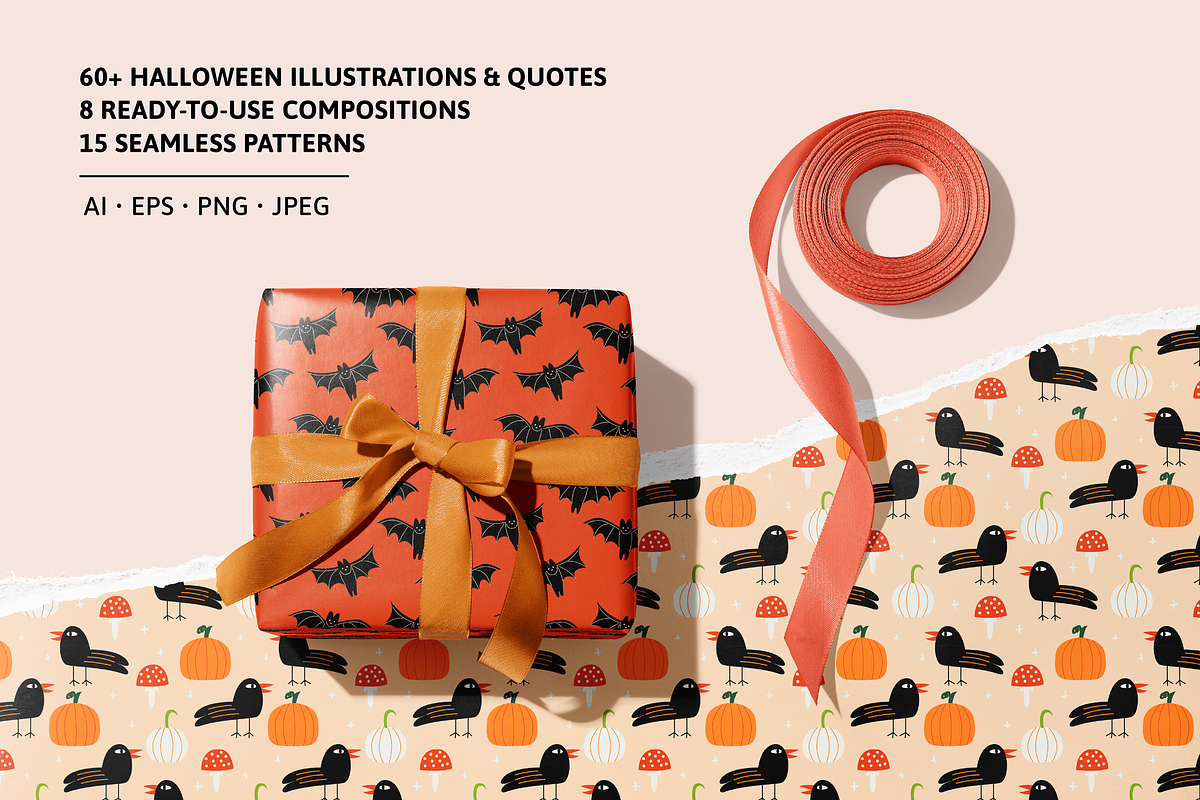 Halloween Illustrations & Patterns, a Seasonal Illustration by Felizabeth Design (Photo 2 of 12)