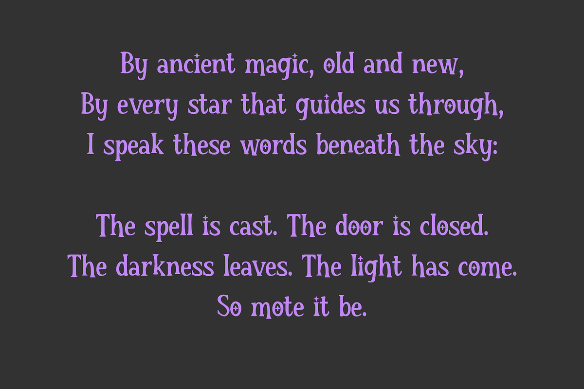 Bewitching Serif - Retro Halloween, a Serif Font by Beck McCormick (Photo 6 of 10)