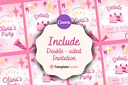 Party Invitation Canva Template, a Design Template by TemplateCastleStore (Thumbnail 3 of 5)