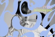 Y2K Lettering Psychedelic Retro Vibe, an Object Graphic by Oksana Trygub (Thumbnail 14 of 19)
