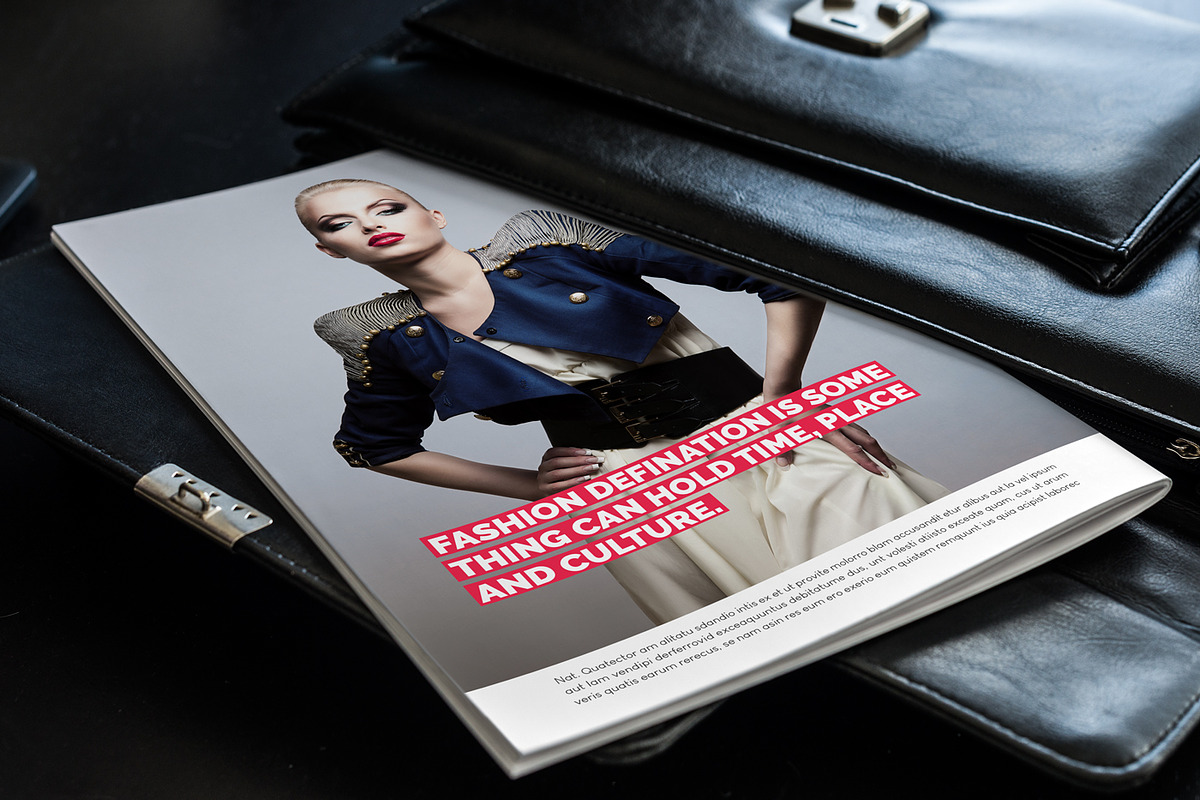 Lifestyle magazine layout 01, a Magazine Template by Swayang (Photo 22 of 22)