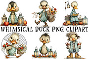 Whimsical Duck PNG Clipart, a Seasonal Illustration by OK Design (Thumbnail 2 of 6)