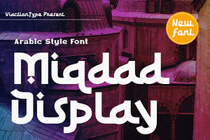 VT Miqdad - Display Font