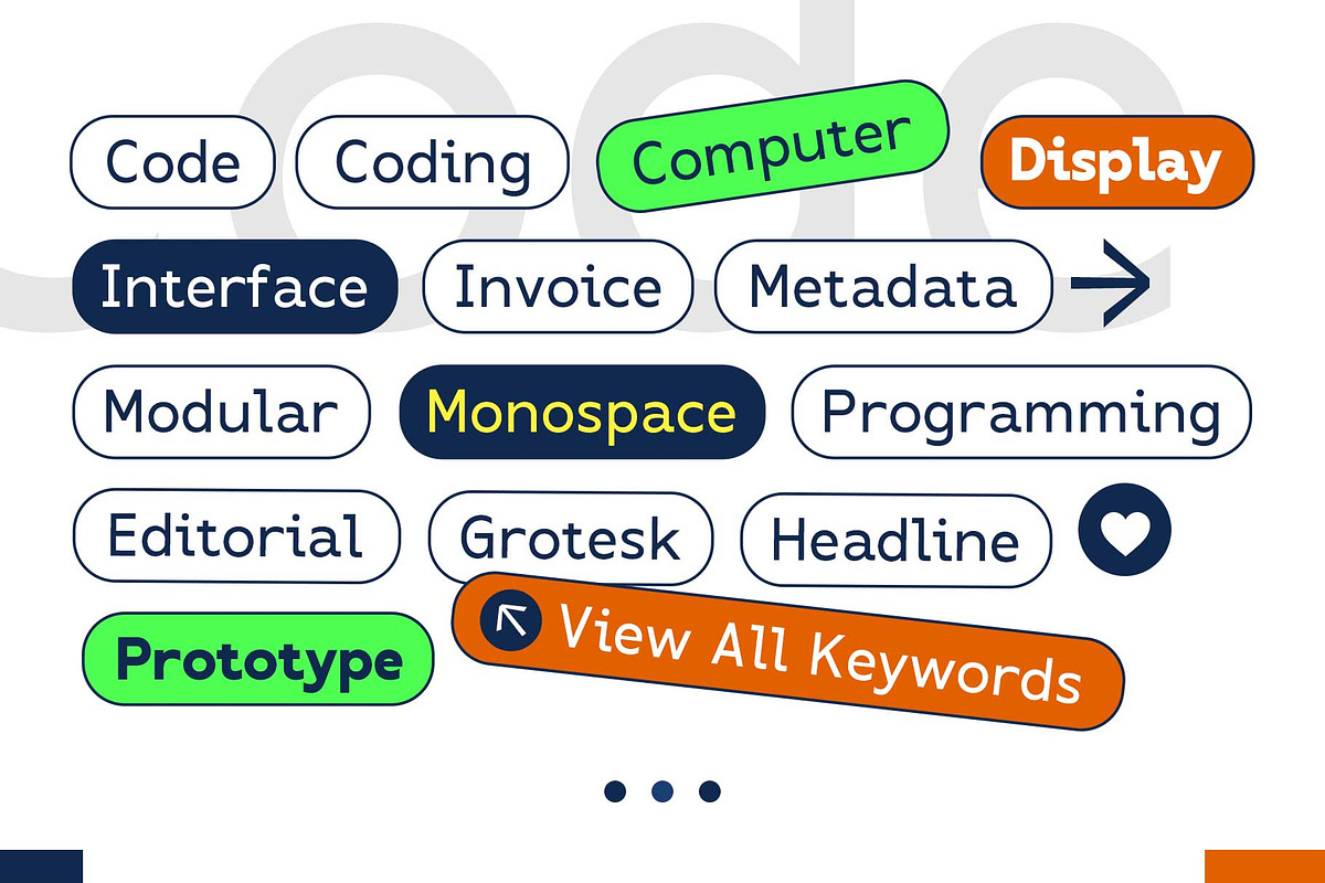 Interform - Monospace, a Sans Serif Font by Arterfak Project (Photo 6 of 14)