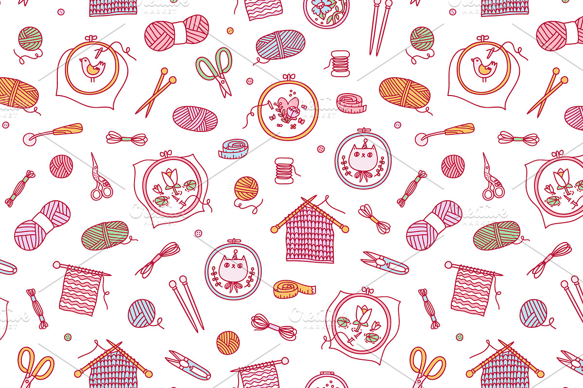 Knit and stitch, a Texture Illustration by Stolenpencil (Photo 3 of 5)